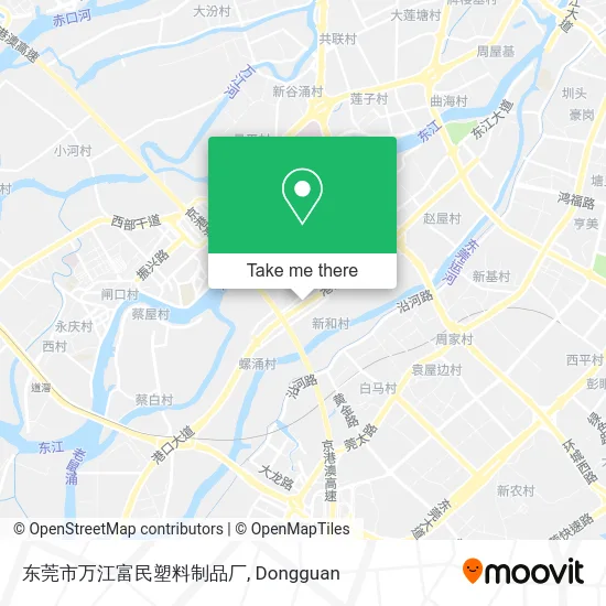 东莞市万江富民塑料制品厂 map