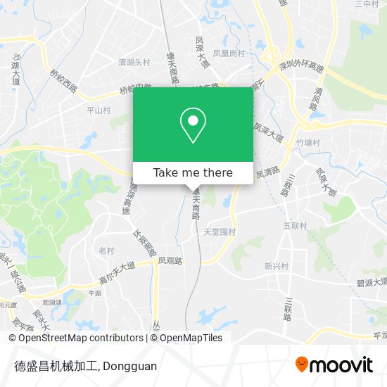 德盛昌机械加工 map