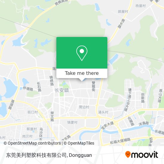 东莞美列塑胶科技有限公司 map