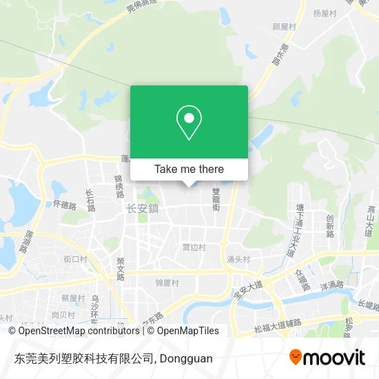 东莞美列塑胶科技有限公司 map