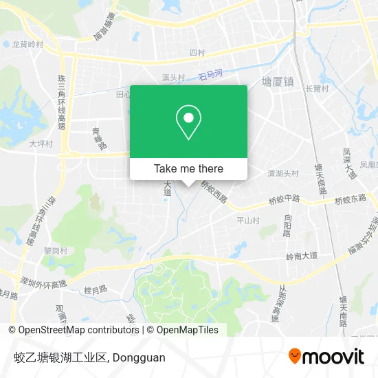 蛟乙塘银湖工业区 map