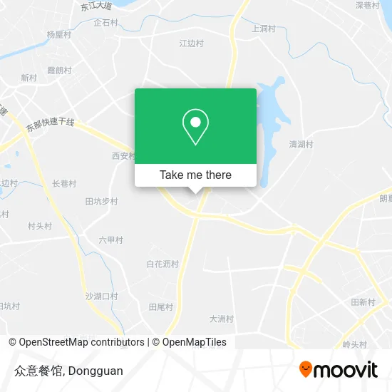 众意餐馆 map