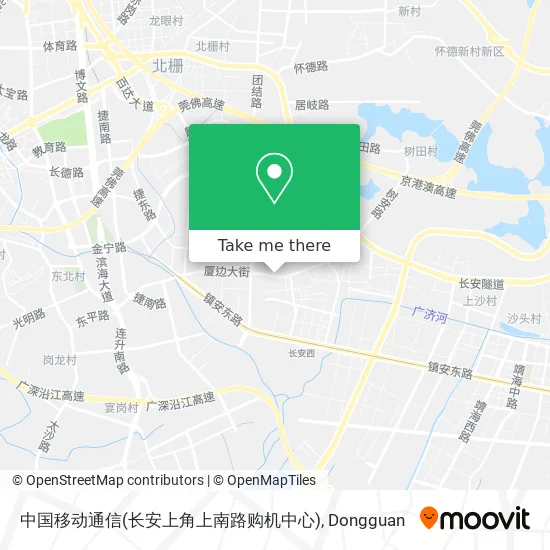中国移动通信(长安上角上南路购机中心) map