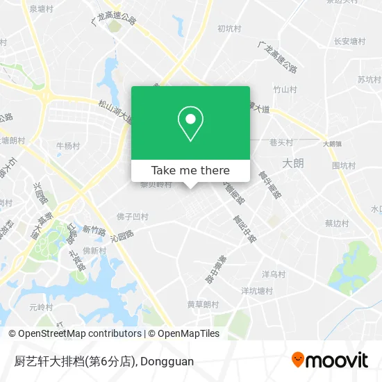 厨艺轩大排档(第6分店) map