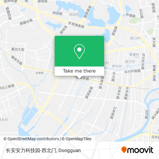 长安安力科技园-西北门 map