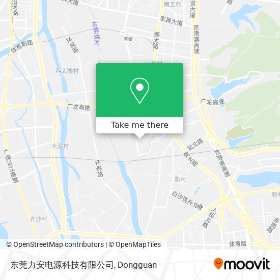 东莞力安电源科技有限公司 map