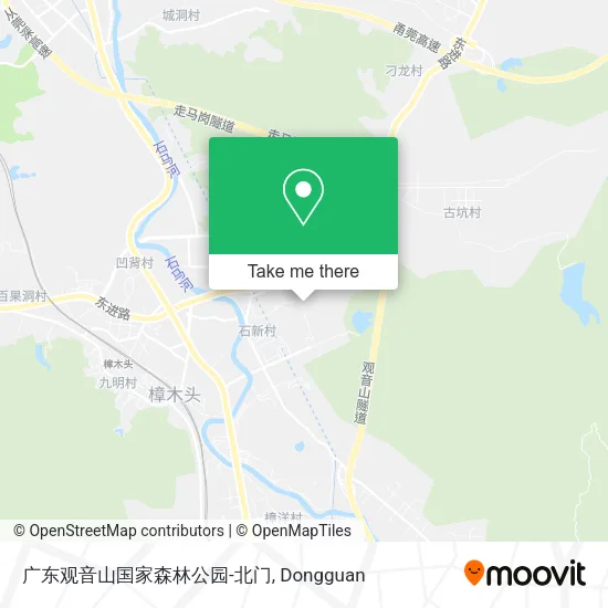 广东观音山国家森林公园-北门 map