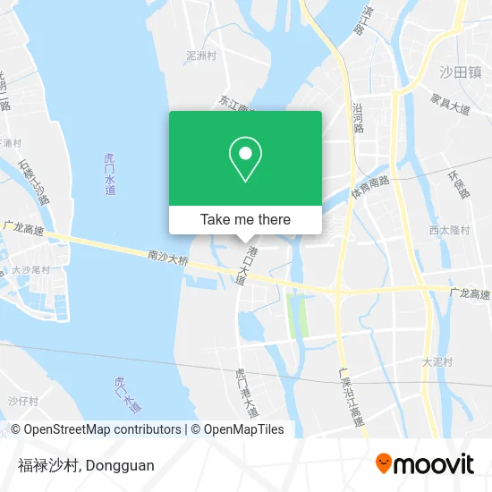 福禄沙村 map