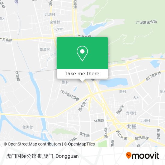 虎门国际公馆-凯旋门 map