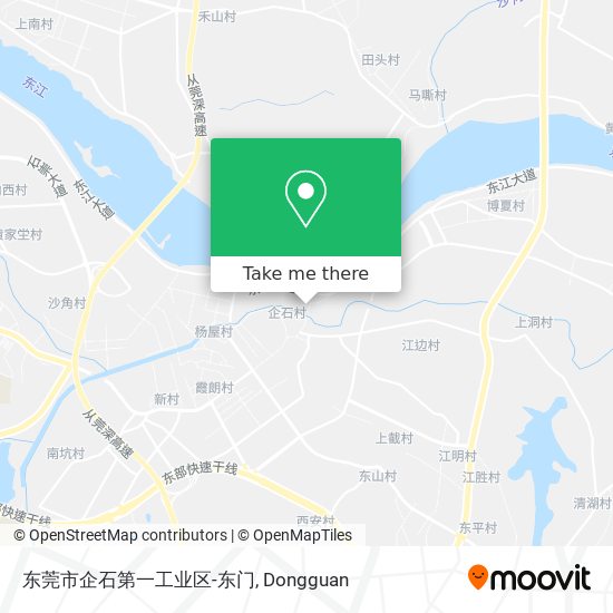 东莞市企石第一工业区-东门 map