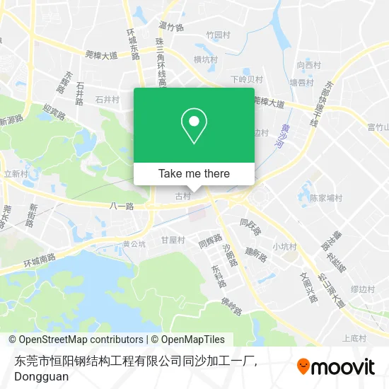 东莞市恒阳钢结构工程有限公司同沙加工一厂 map