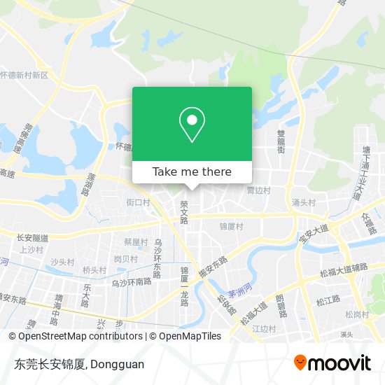 东莞长安锦厦 map