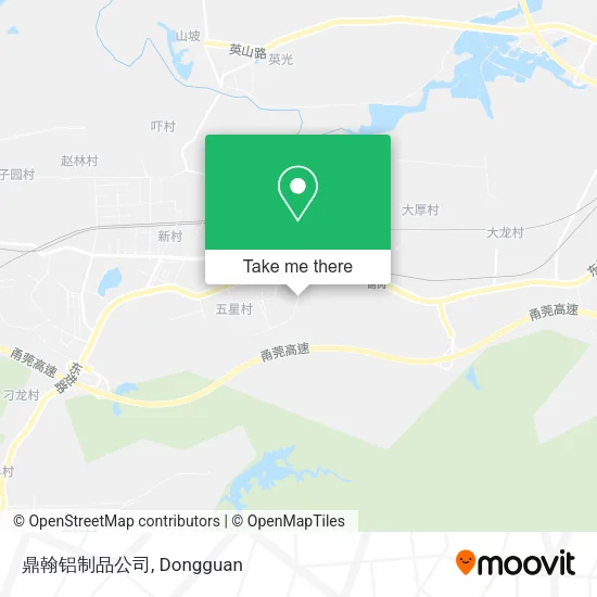 鼎翰铝制品公司 map