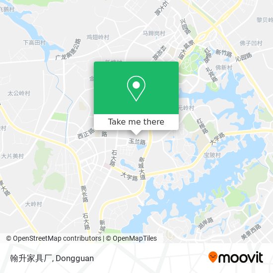 翰升家具厂 map