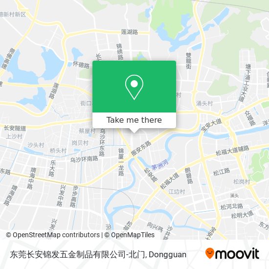 东莞长安锦发五金制品有限公司-北门 map