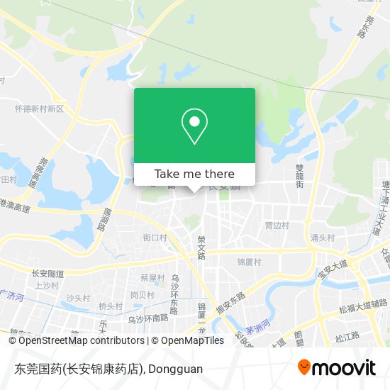 东莞国药(长安锦康药店) map