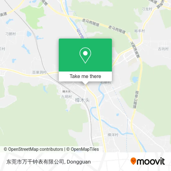 东莞市万千钟表有限公司 map