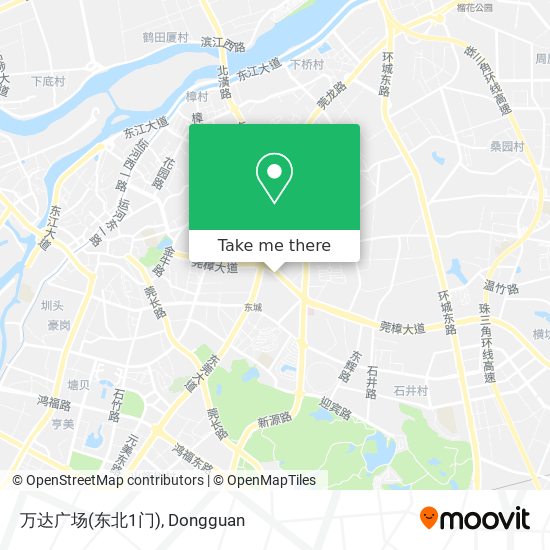 万达广场(东北1门) map