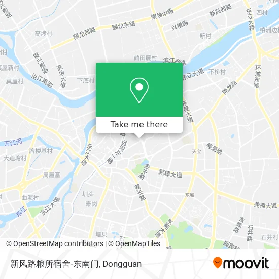 新风路粮所宿舍-东南门 map