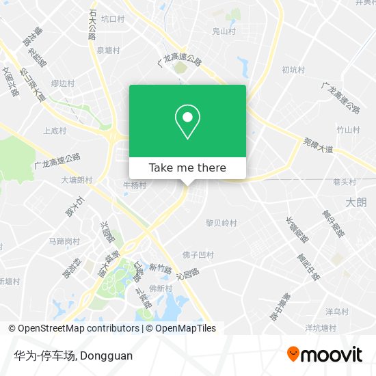 华为-停车场 map