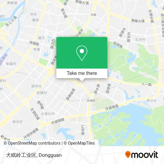 犬眠岭工业区 map