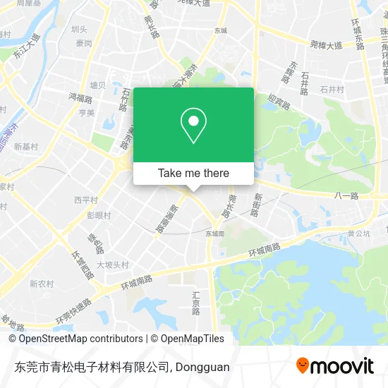 东莞市青松电子材料有限公司 map