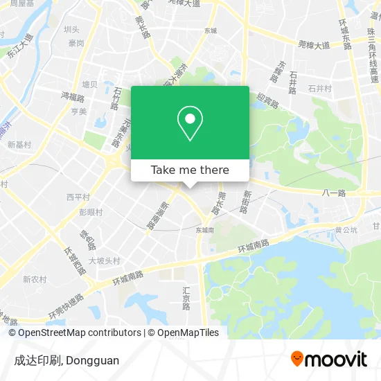 成达印刷 map