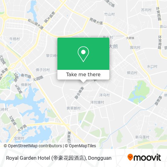 Royal Garden Hotel (帝豪花园酒店) map