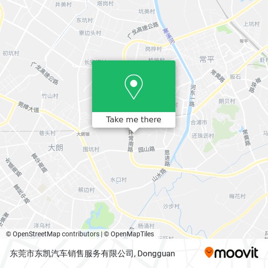 东莞市东凯汽车销售服务有限公司 map