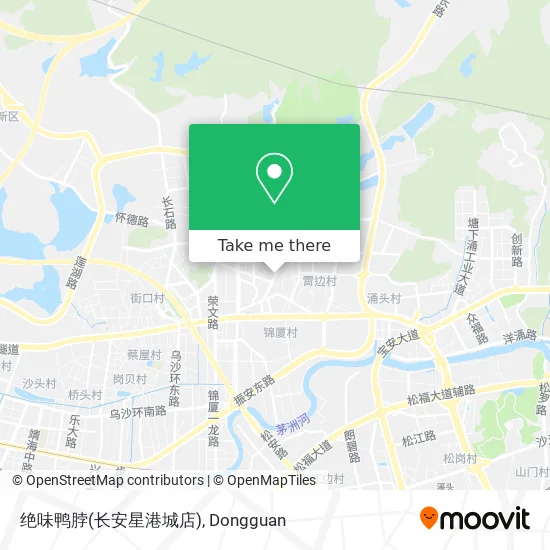 绝味鸭脖(长安星港城店) map