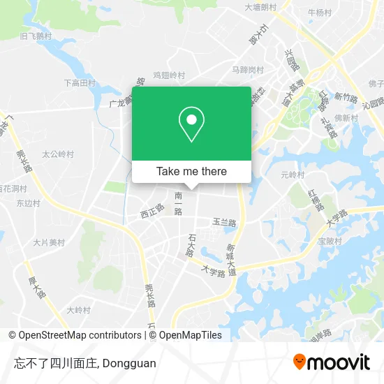 忘不了四川面庄 map