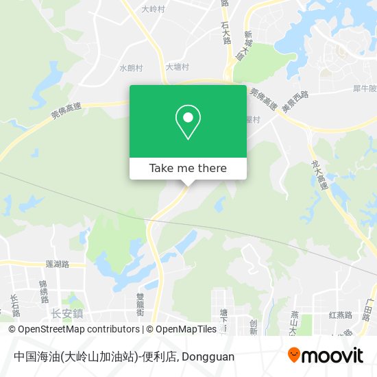 中国海油(大岭山加油站)-便利店 map