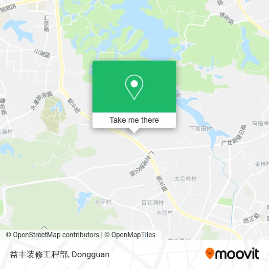 益丰装修工程部 map