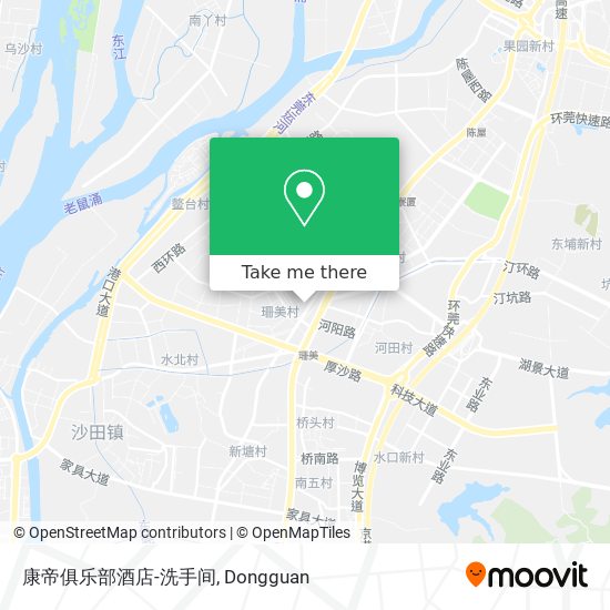 康帝俱乐部酒店-洗手间 map