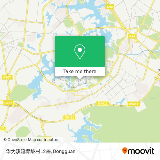 华为溪流背坡村L2栋 map