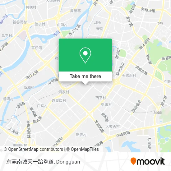 东莞南城天一跆拳道 map