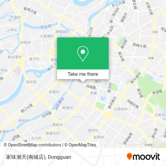 家味湘天(南城店) map