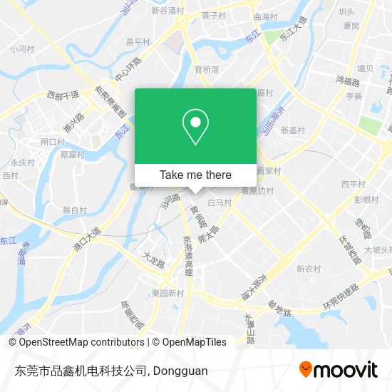 东莞市品鑫机电科技公司 map