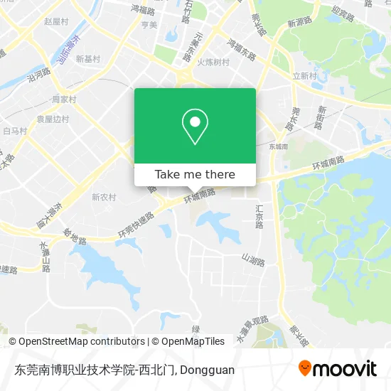 东莞南博职业技术学院-西北门 map