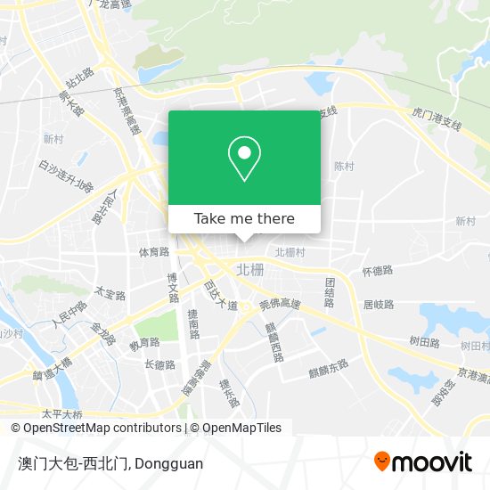 澳门大包-西北门 map