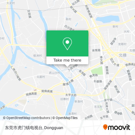 东莞市虎门镇电视台 map