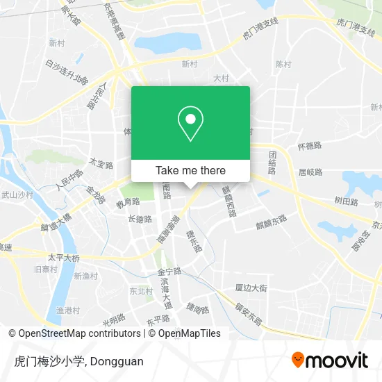 虎门梅沙小学 map