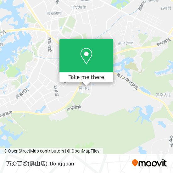 万众百货(屏山店) map