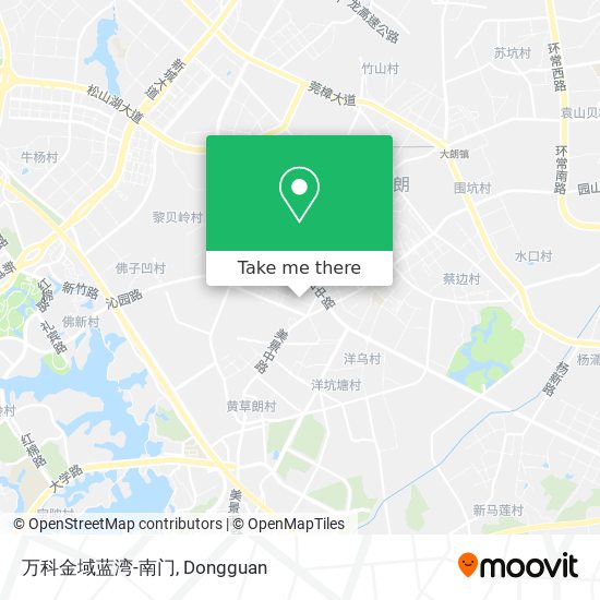 万科金域蓝湾-南门 map