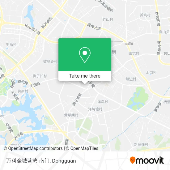 万科金域蓝湾-南门 map