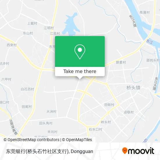 东莞银行(桥头石竹社区支行) map