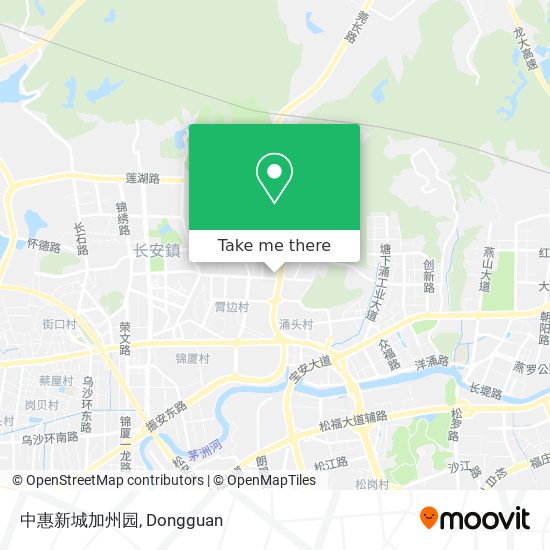 中惠新城加州园 map