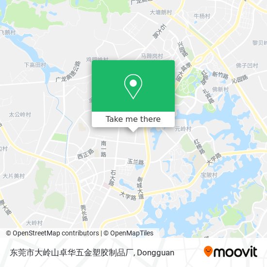 东莞市大岭山卓华五金塑胶制品厂 map