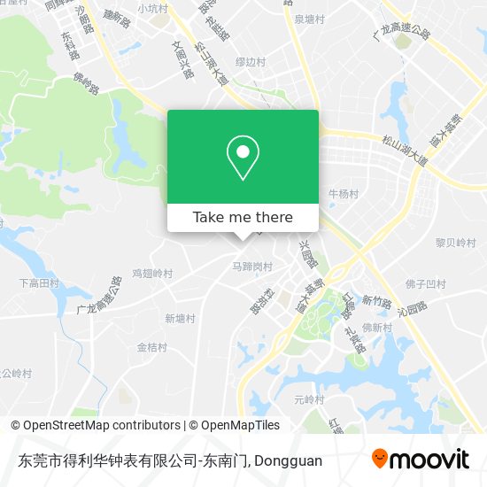 东莞市得利华钟表有限公司-东南门 map