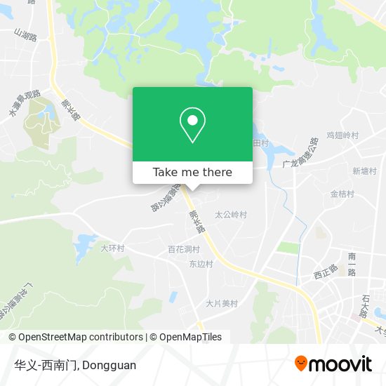 华义-西南门 map